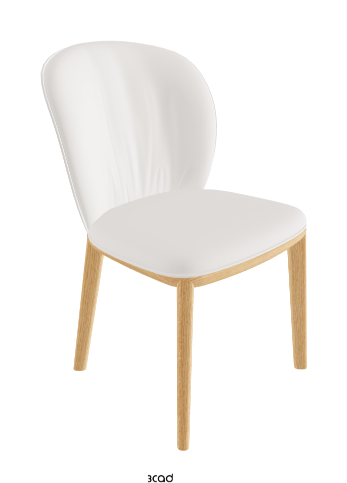 Chris Dining Chair_Natural Ashwood_Soft Leather_Oyster