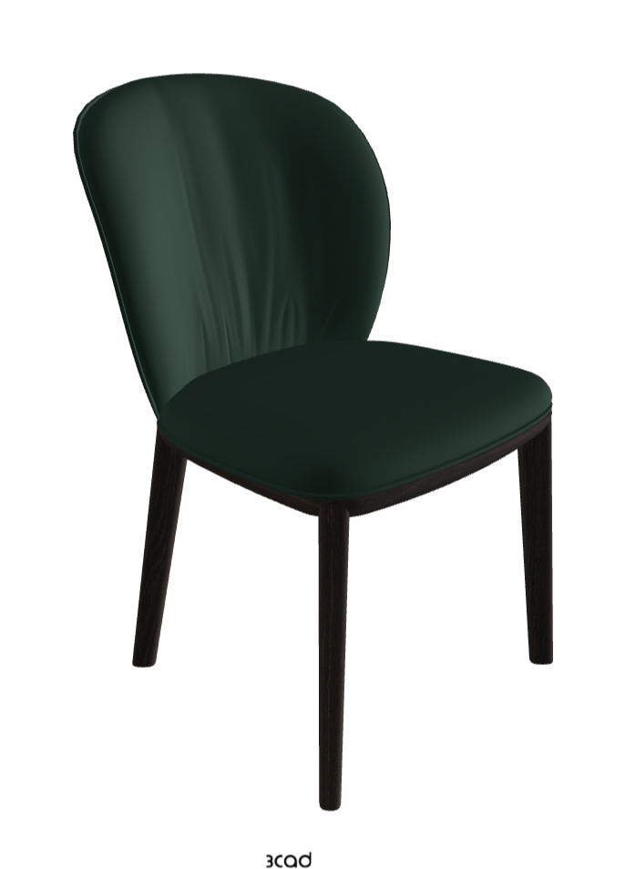 Chris Dining Chair_Burned Oak Stained Ashwood_Soft Leather_Sherwood