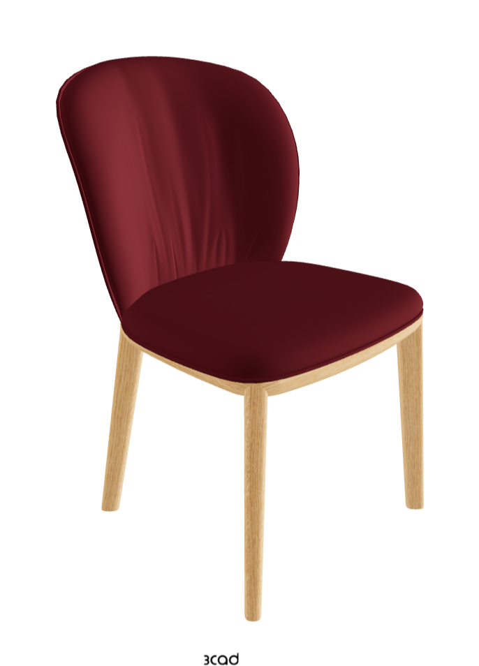 Cattelan Italia Chris Dining Chair – Fabric, Micro Nubuk & Synthetic Leather