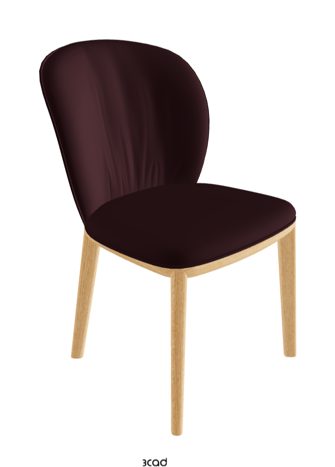 Cattelan Italia Chris Dining Chair – Fabric, Micro Nubuk & Synthetic Leather