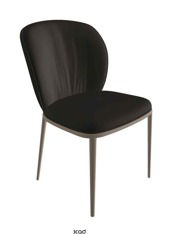 Chrishell ML Dining Chair_Titanium Embossed_Synthetic Leather_Ardesia