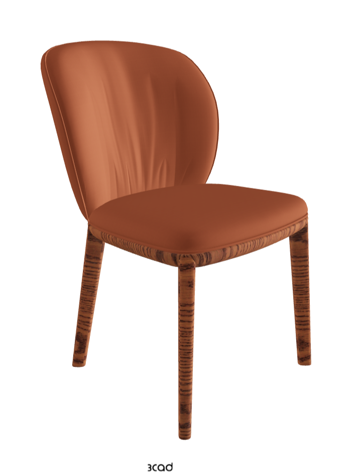 Chrishell Dining Chair_Canaletto Walnut Stained Ashwood_Glove Soft Leather_Barrique
