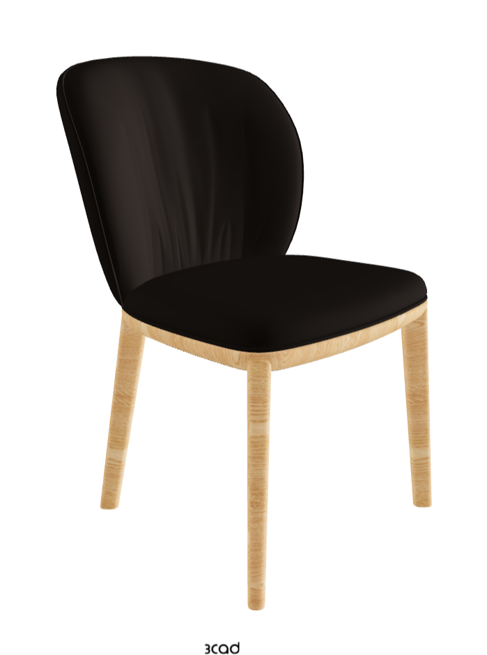 Chrishell Dining Chair_Natural Ashwood_Soft Leather_Moka