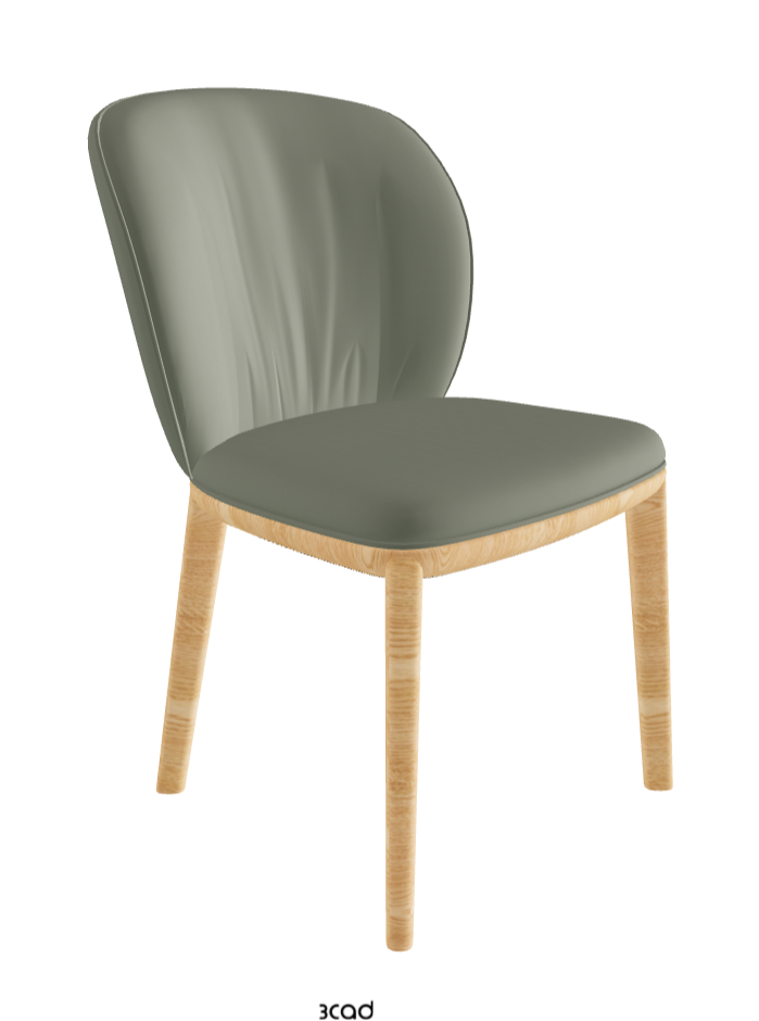 Chrishell Dining Chair_Natural Ashwood_Soft Leather_Cenere