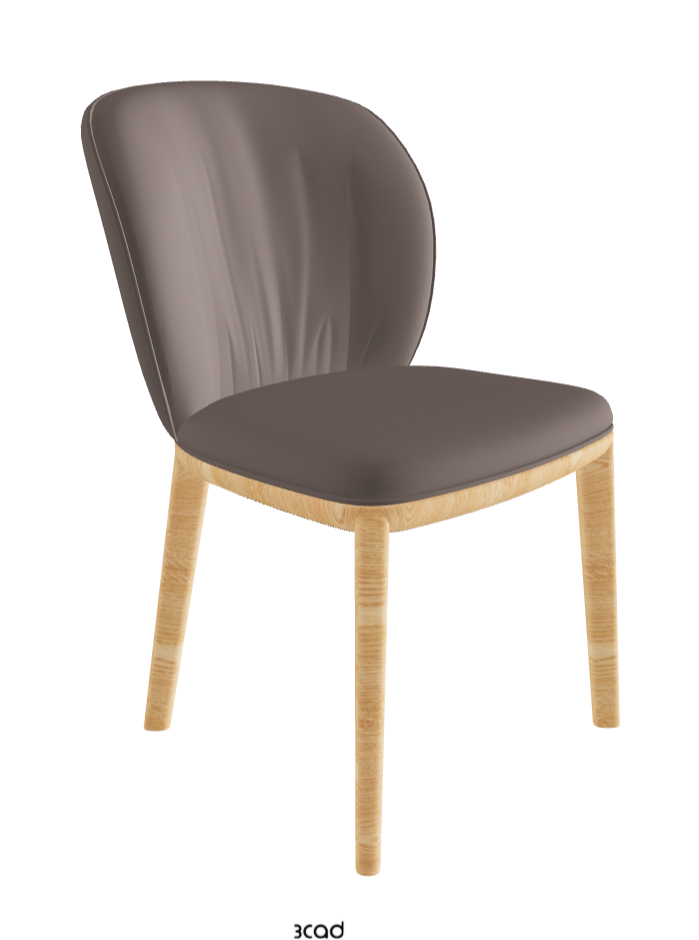 Chrishell Dining Chair_Natural Ashwood_Soft Leather_Castoro