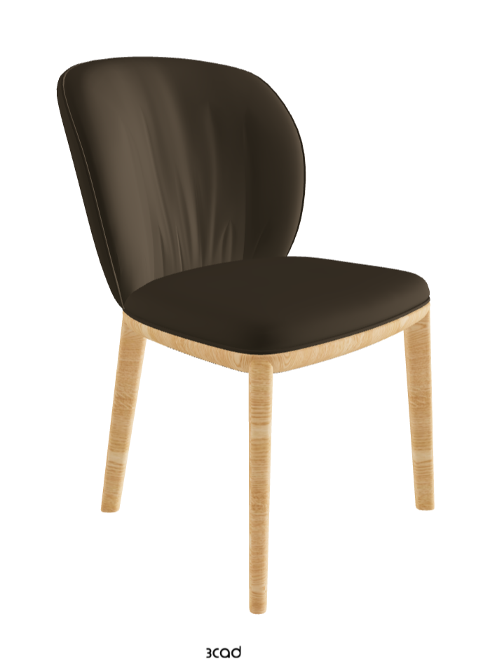 Chrishell Dining Chair_Natural Ashwood_Soft Leather_Bruno