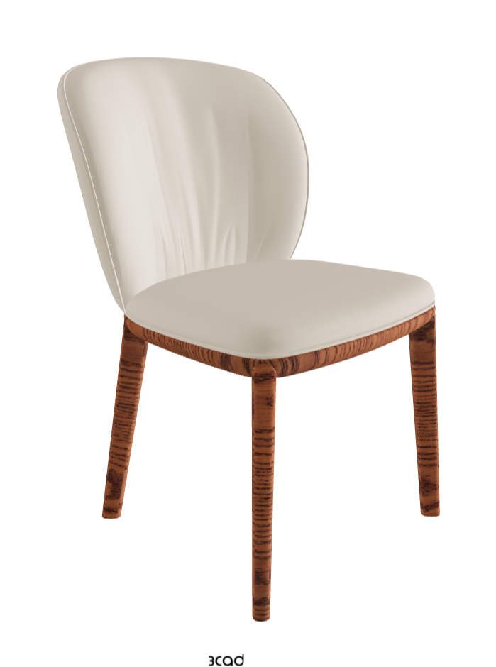 Chrishell Dining Chair_Canaletto Walnut Stained Ashwood_Soft Leather_Cashmere