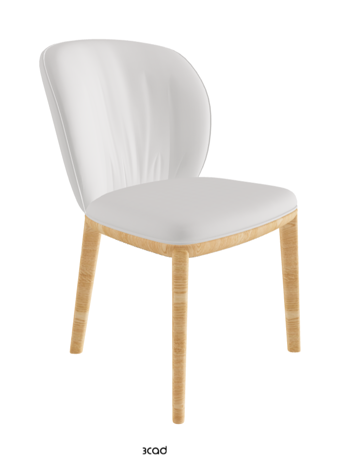 Chrishell Dining Chair_Natural Ashwood_Soft Leather_Canova