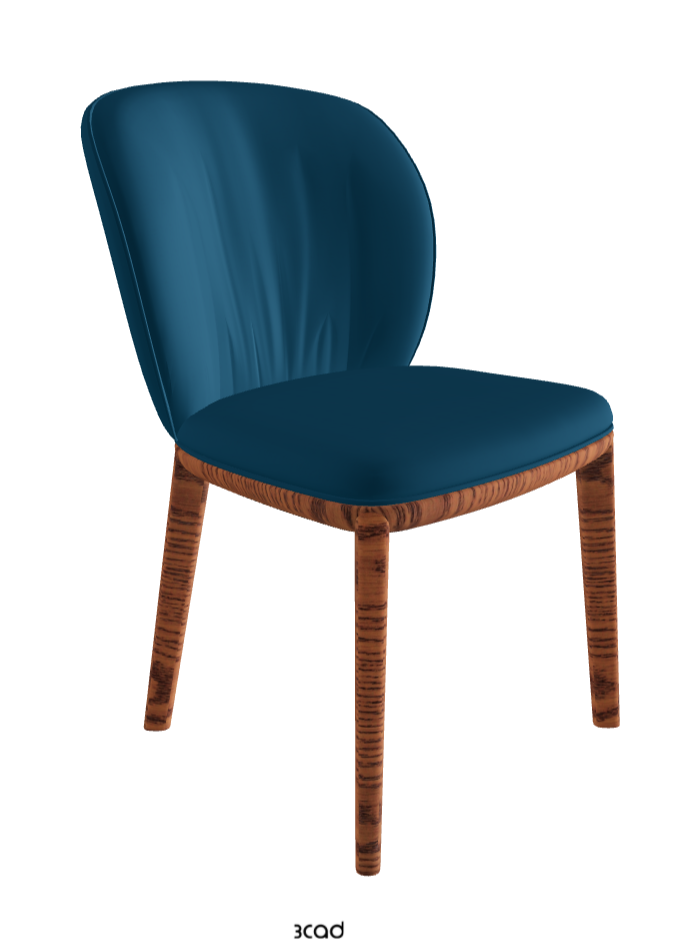 Chrishell Dining Chair_Canaletto Walnut Stained Ashwood_Soft Leather_Capri