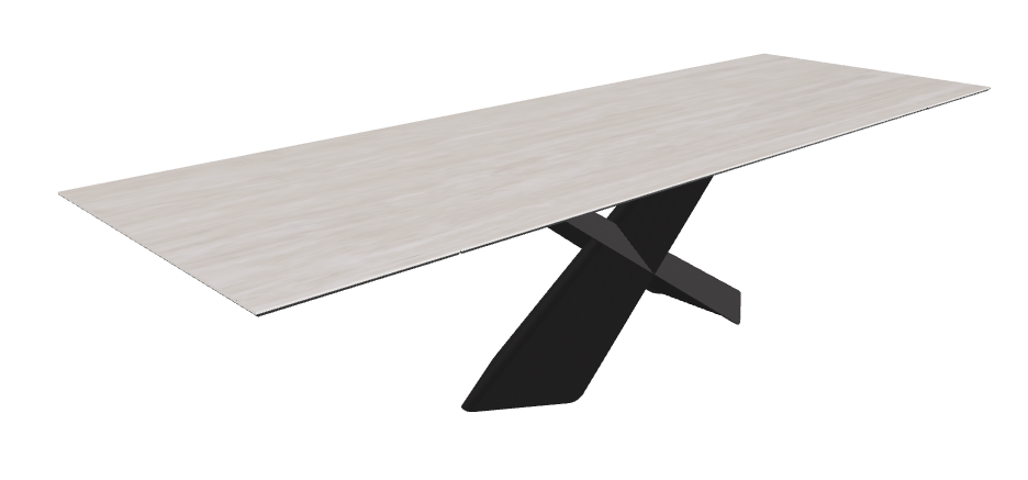 Cattelan Italia Tyron Keramik Drive Rectangular Extendible Dining Table – 200→294x106x74h