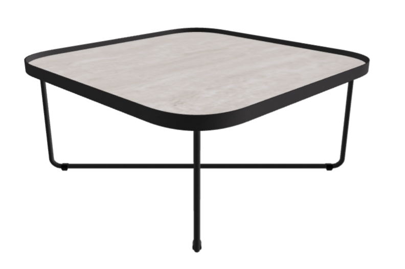 Cattelan Italia Benny Keramik Coffee Table ◻60x60x28h
