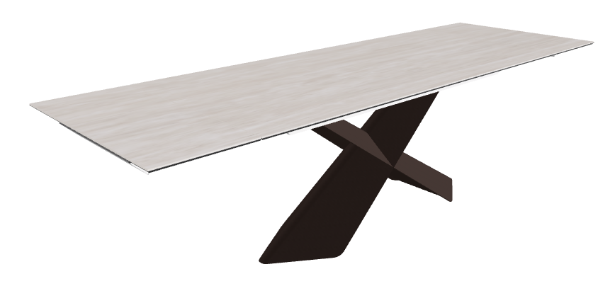 Cattelan Italia Tyron Keramik Drive Rectangular Extendible Dining Table – 182→258x90x74h