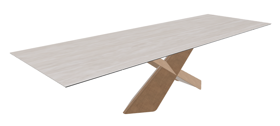 Cattelan Italia Tyron Keramik Drive Rectangular Extendible Dining Table – 200→294x106x74h