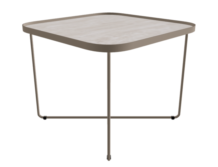 Cattelan Italia Benny Keramik Coffee Table ◻60x60x48h