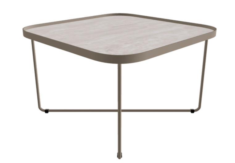 Cattelan Italia Benny Keramik Coffee Table ◻60x60x38h