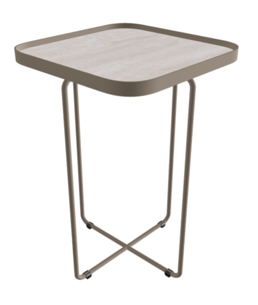 Cattelan Italia Benny Keramik Coffee Table ◻36x36x53h