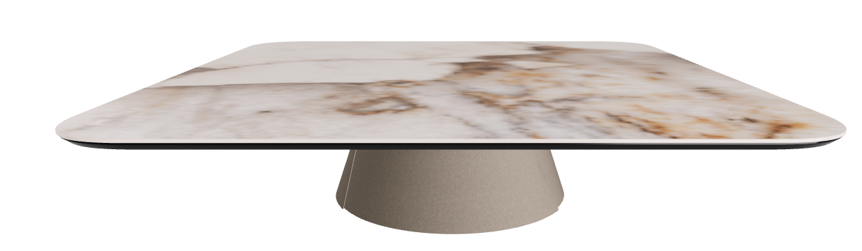 Cattelan Italia ALBERT Keramik S Coffee Table ◻118x118x28h