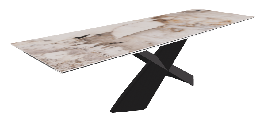 Cattelan Italia Tyron Keramik Drive Rectangular Extendible Dining Table – 182→258x90x74h