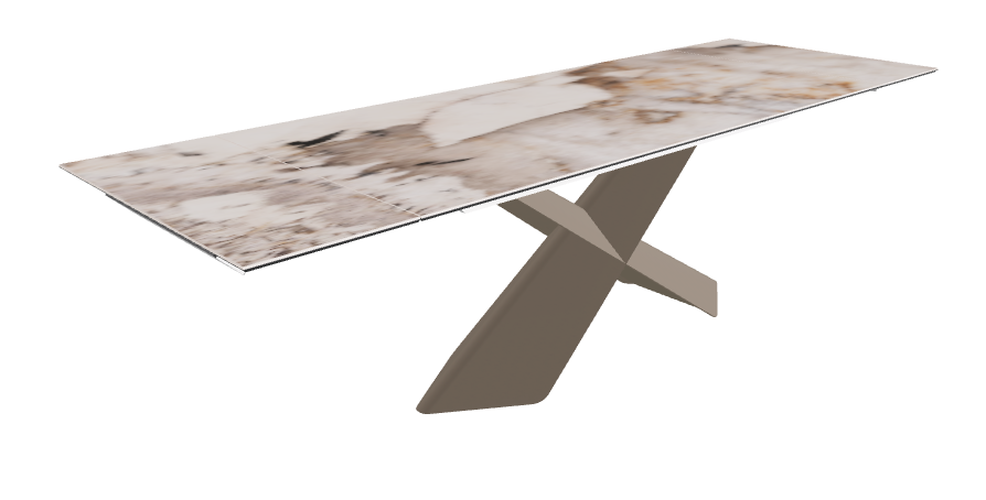 Cattelan Italia Tyron Keramik Drive Rectangular Extendible Dining Table – 182→258x90x74h