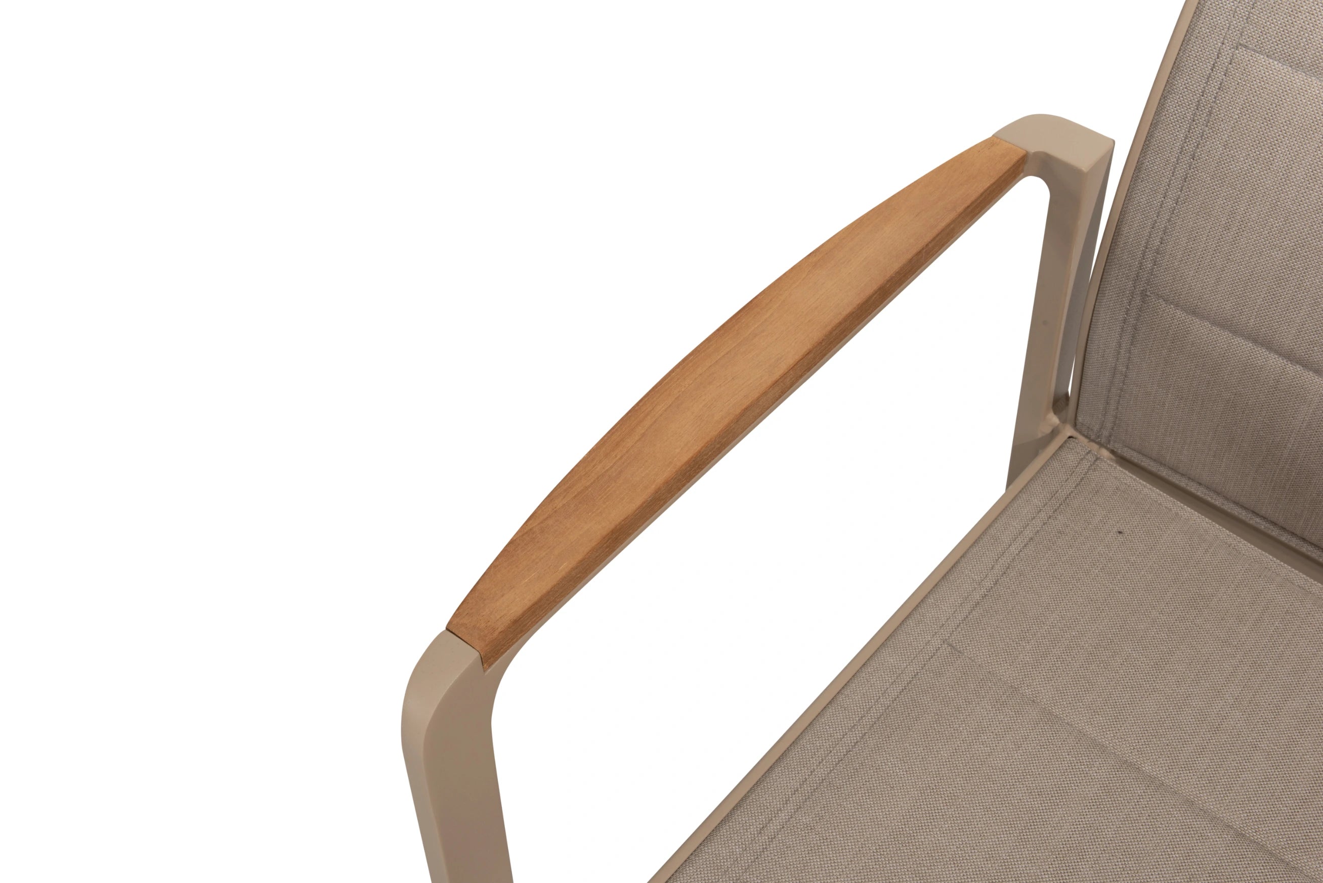 4 Seasons Outdoor Cortina stacking chair latte