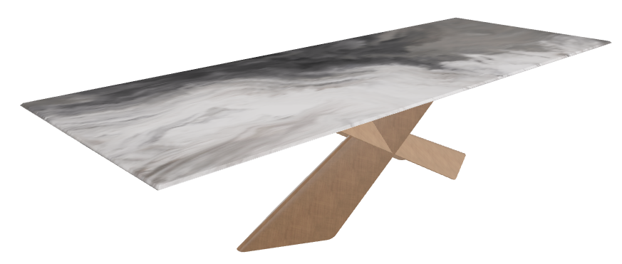 300x120x73h Rect CrystalArt CY01 Brushed Bronze