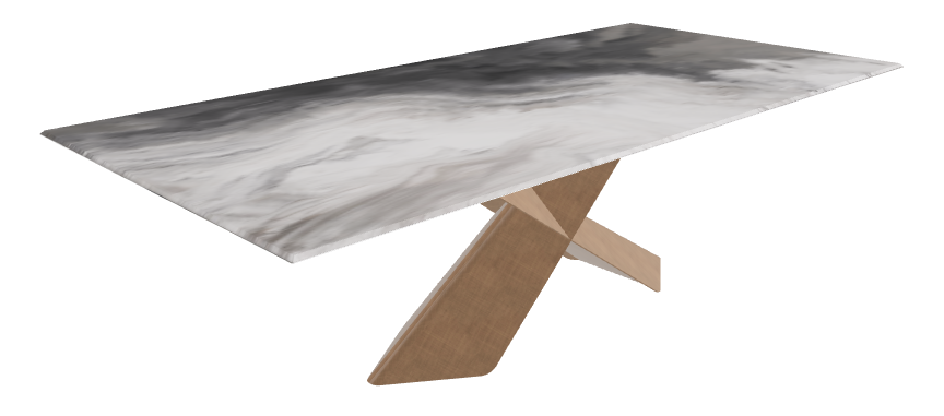 240x120x73h Rect CrystalArt CY01 Brushed Bronze