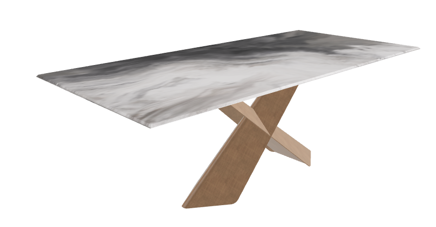 200x100x73h Rect CrystalArt CY01 Brushed Bronze
