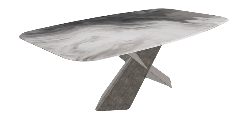 200x120x73h Barrel CrystalArt CY01 Brushed Grey
