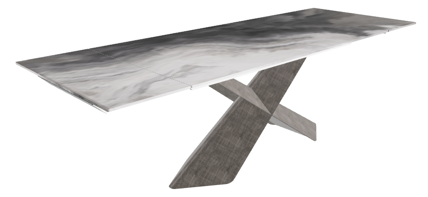 160-236x90x74h CrystalArt CY01 Brushed Grey..