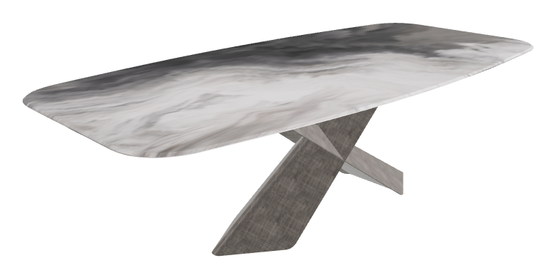 240x120x73h Barrel CrystalArt CY01 Brushed Grey