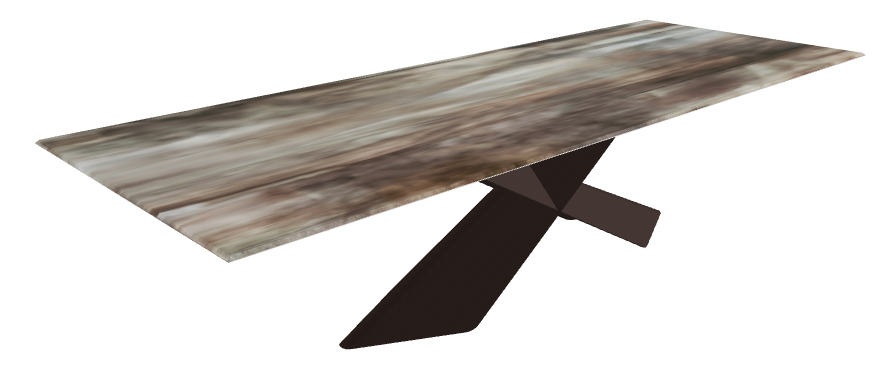 300x120x73h Rect CrystalArt CY02 Bronze Embossed