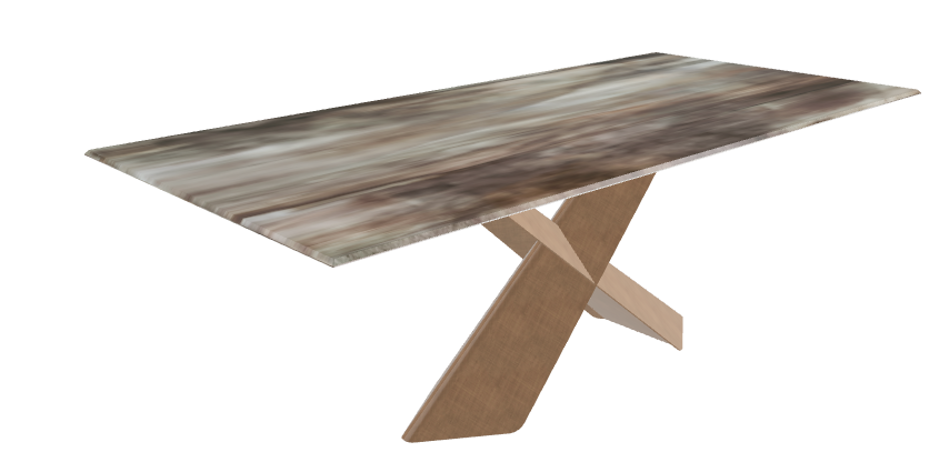 200x100x73h Rect CrystalArt CY02 Brushed Bronze