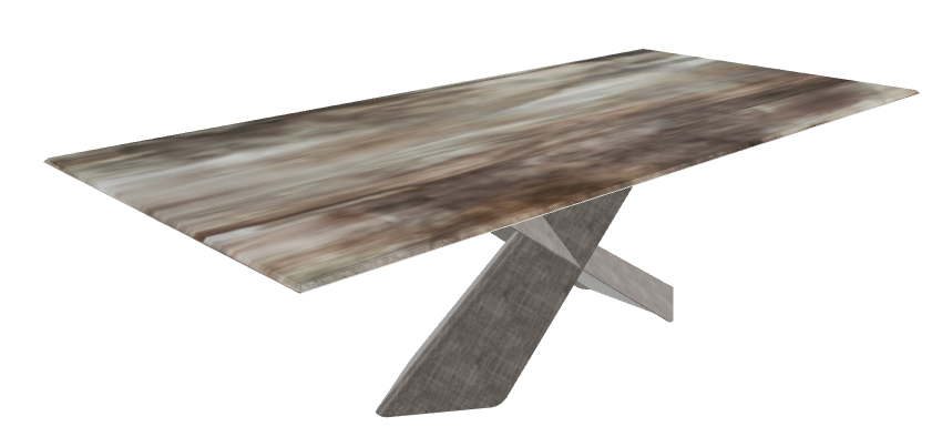 240x120x73h Rect CrystalArt CY02 Brushed Grey