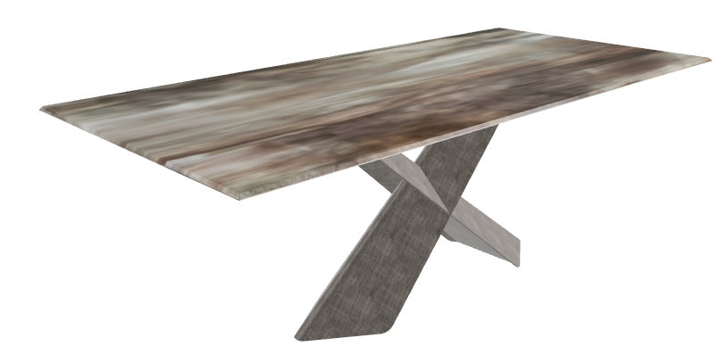 200x100x73h Rect CrystalArt CY02 Brushed Grey