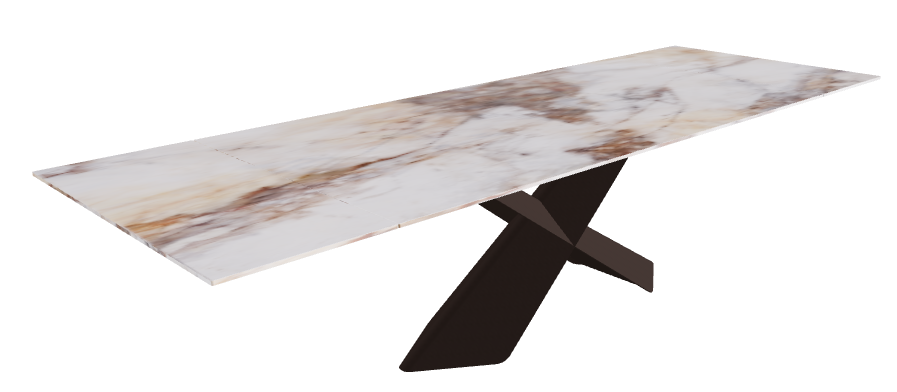 200-294x106x74h CrystalArt Cotopaxi Marble Bronze Embossed