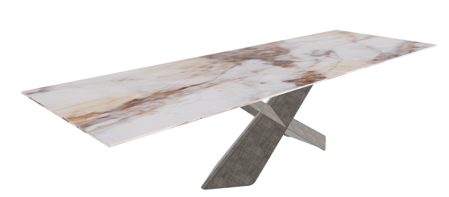 200-294x106x74h CrystalArt Cotopaxi Marble Brushed Grey..