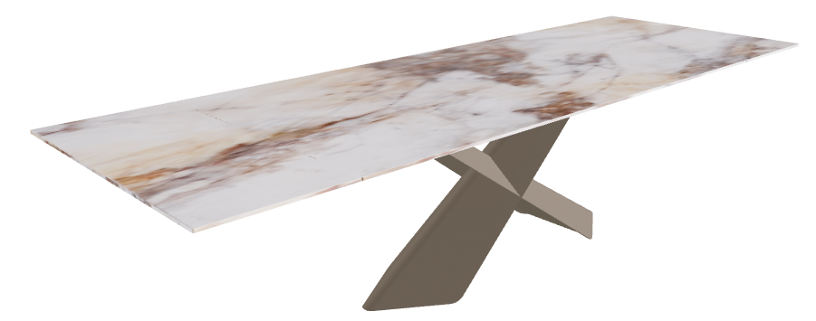 200-294x106x74h CrystalArt Cotopaxi Marble Titanium Embossed