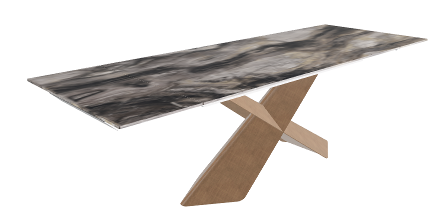 160-236x90x74h CrystalArt Orobico Marble Brushed Bronze..
