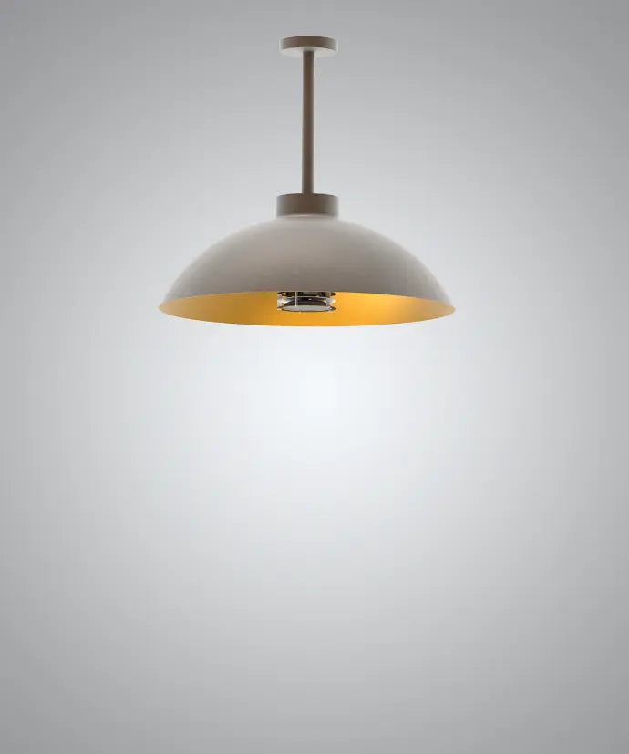 Heatsail Dome Pendant | Ceiling Hanging Outdoor Heater | Max height 3.67m