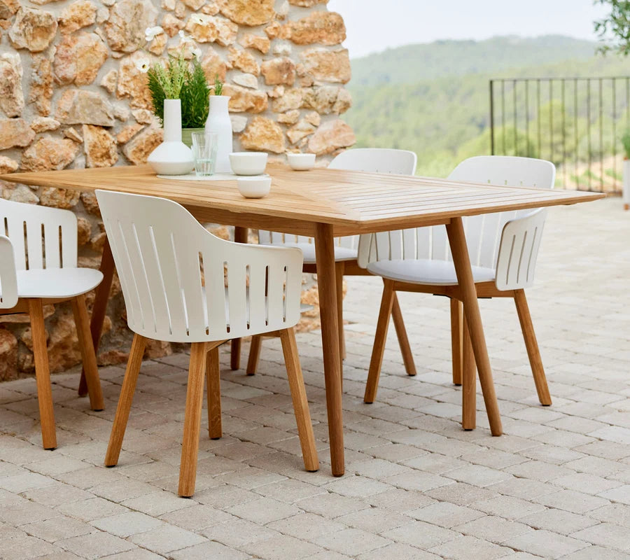 Cane-line Choice chair with Teak Legs