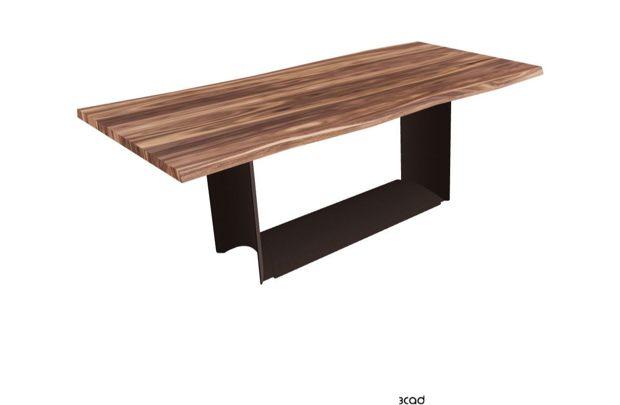 Cattelan Italia Dragon Wood Live Edged Dining Table