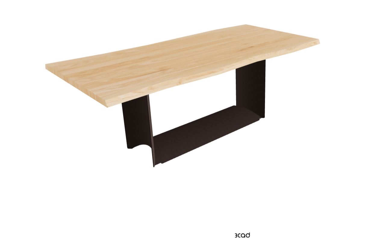 Cattelan Italia Dragon Wood Live Edged Dining Table