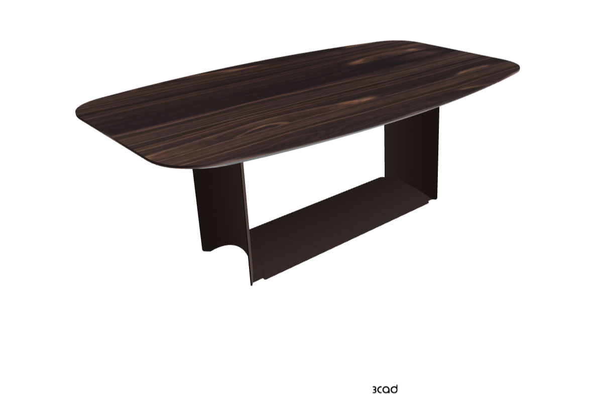 Cattelan Italia Dragon Wood Barrel-Shaped Dining Table