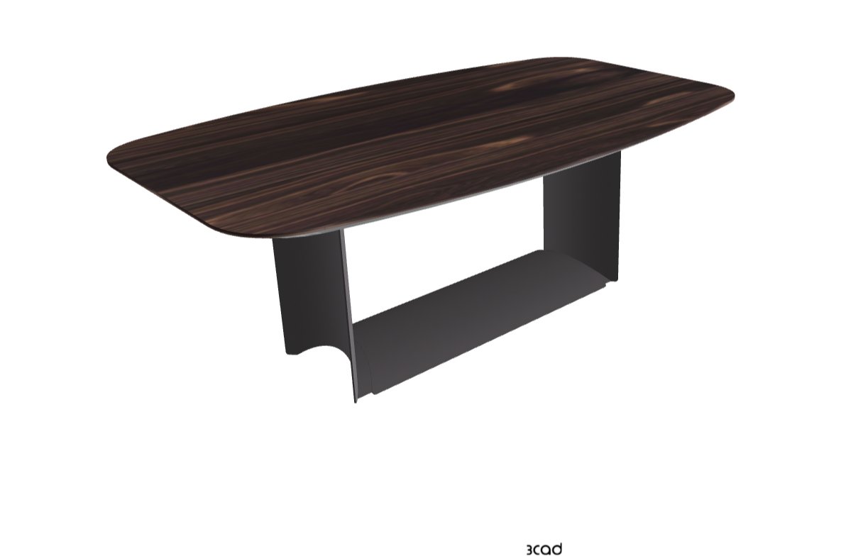 Cattelan Italia Dragon Wood Barrel-Shaped Dining Table