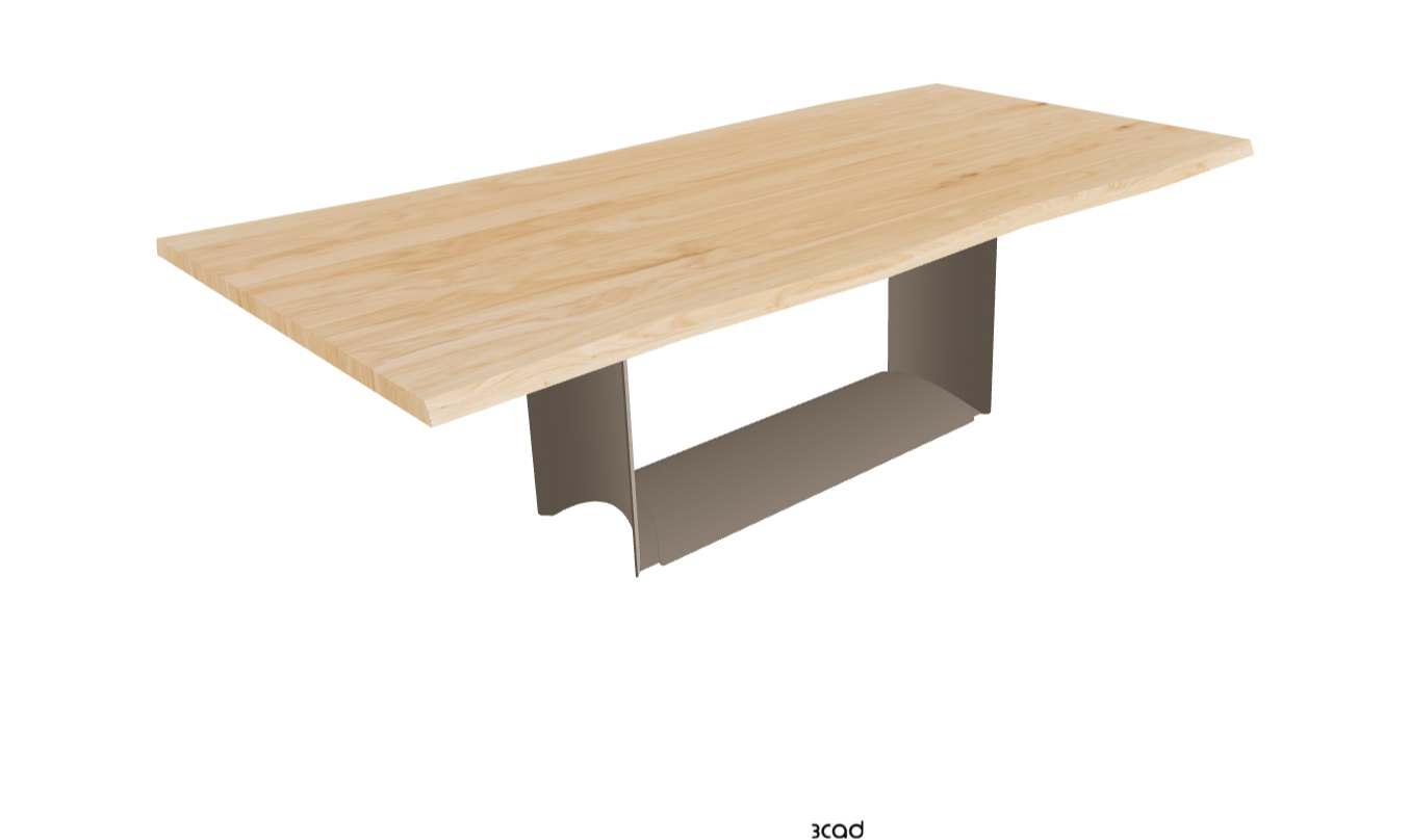 Cattelan Italia Dragon Wood Live Edged Dining Table