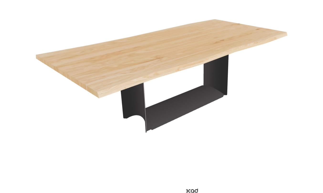 Cattelan Italia Dragon Wood Live Edged Dining Table