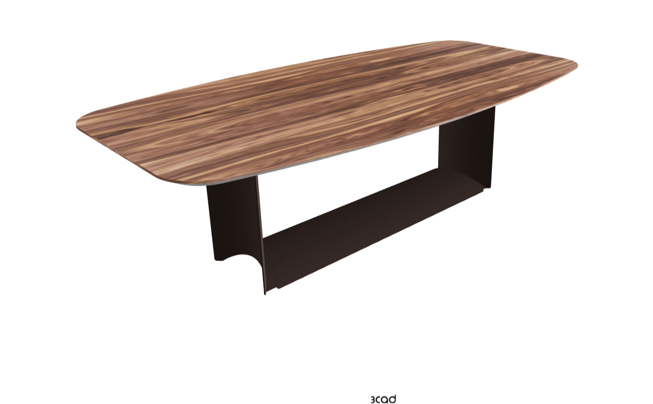 Cattelan Italia Dragon Wood Barrel-Shaped Dining Table