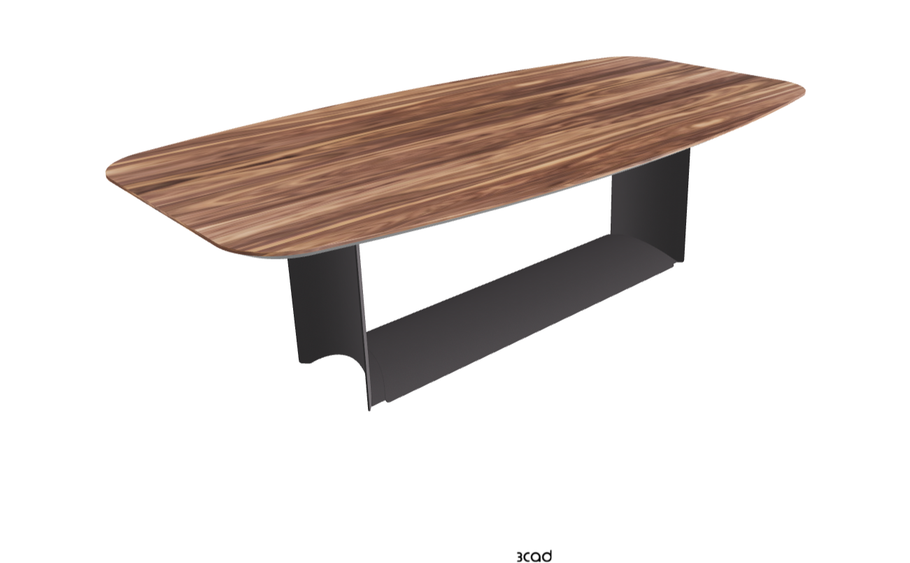Cattelan Italia Dragon Wood Barrel-Shaped Dining Table