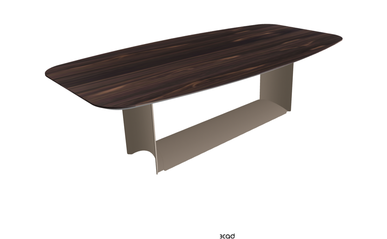 Cattelan Italia Dragon Wood Barrel-Shaped Dining Table