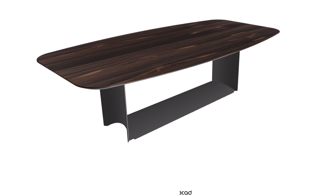 Cattelan Italia Dragon Wood Barrel-Shaped Dining Table